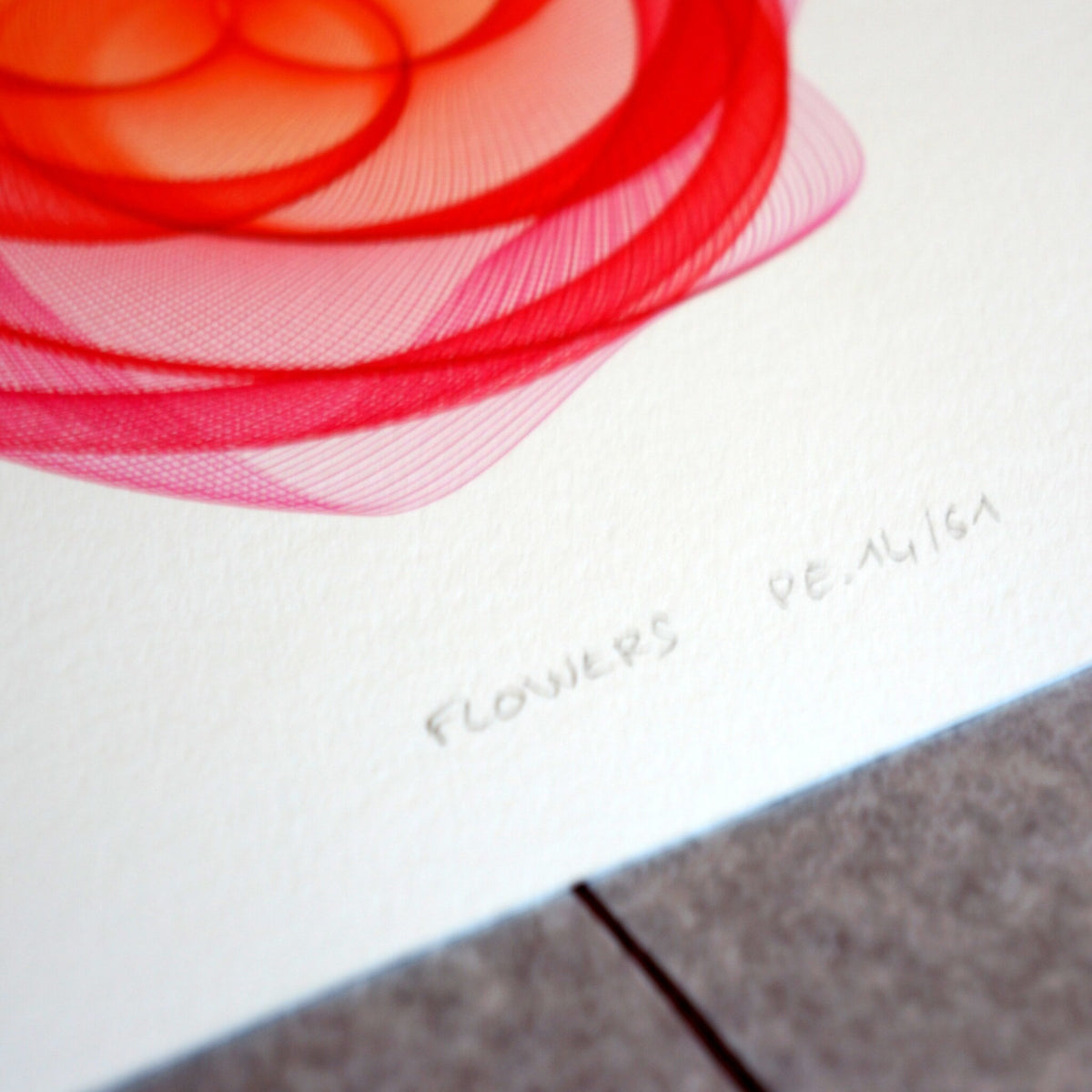 Flowers #14 - Unique Signed Print